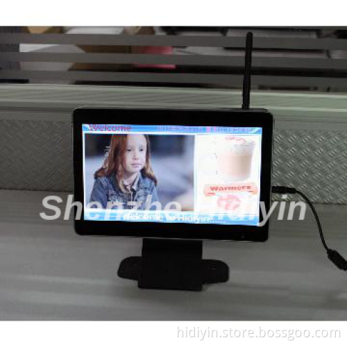 2014 10 inch android wifi /RJ45/3G metal case advertising machine